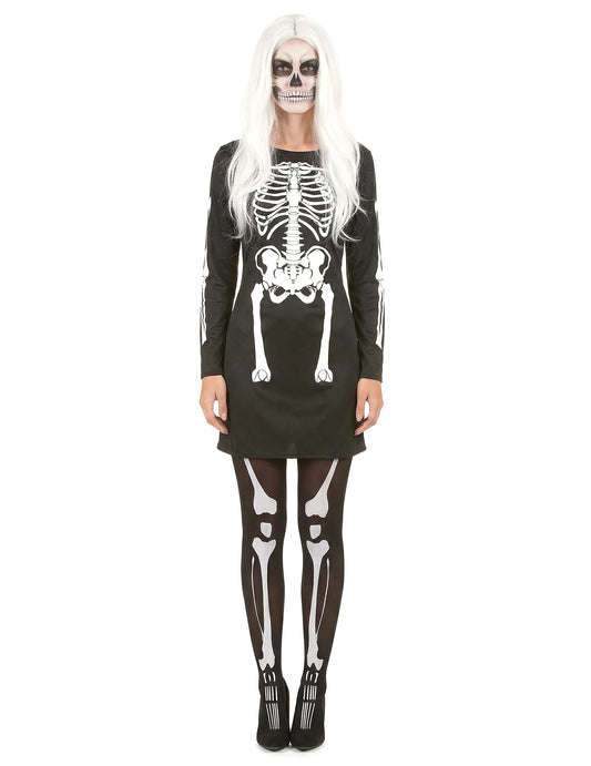 Párový kostým kostlivců na Halloween pro dospělé