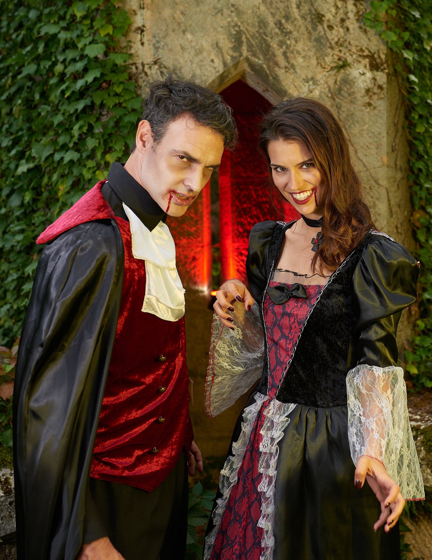 Luxusní barokní upírský kostým pro ženy