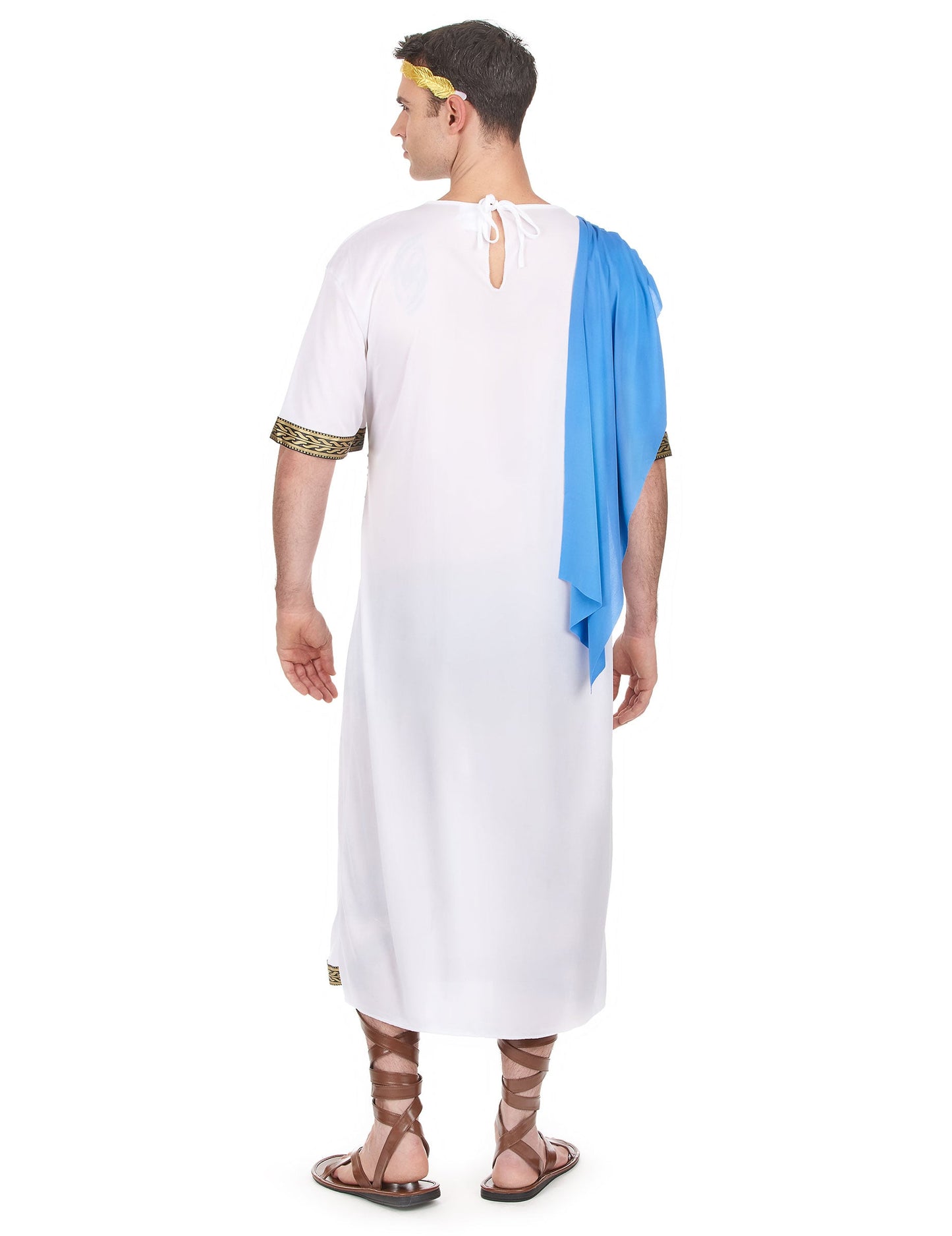 Vue de dos du déguisement de dieu grec