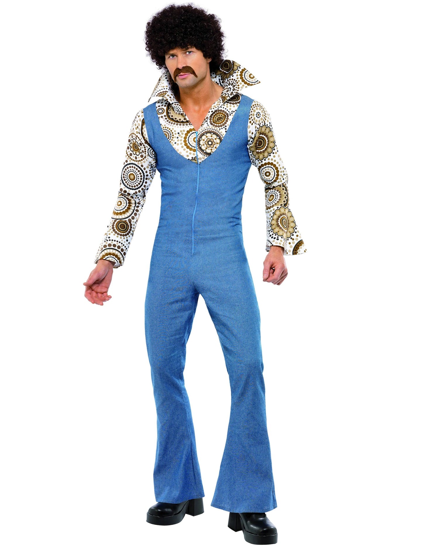 Pánský nerdovský disko kostým ze 70. let