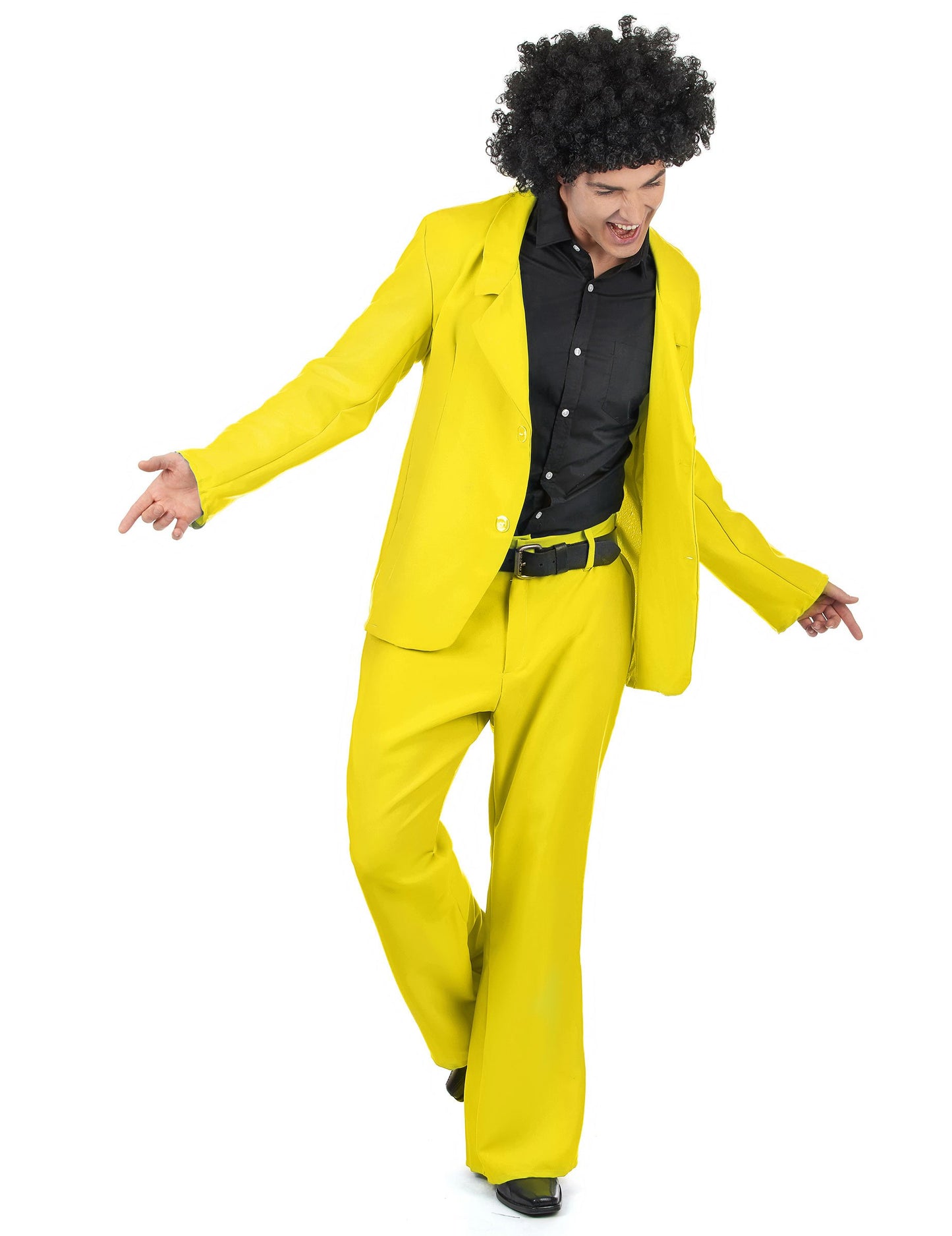 Žlutý diskotékový kostým pro dospělé