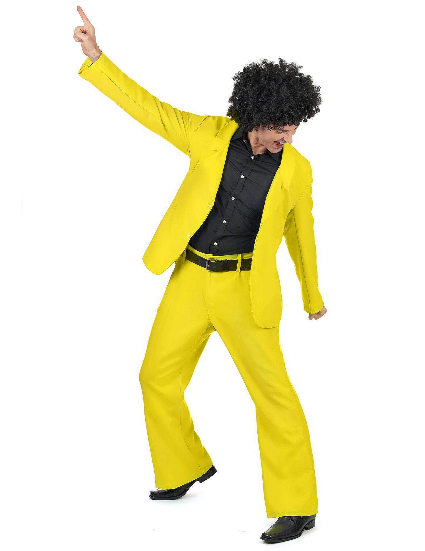 Žlutý diskotékový kostým pro dospělé