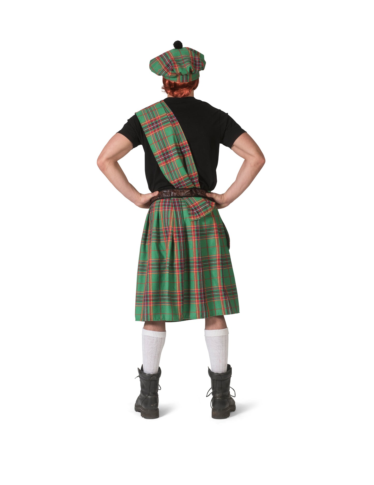 Zelený skotský kostým pro muže