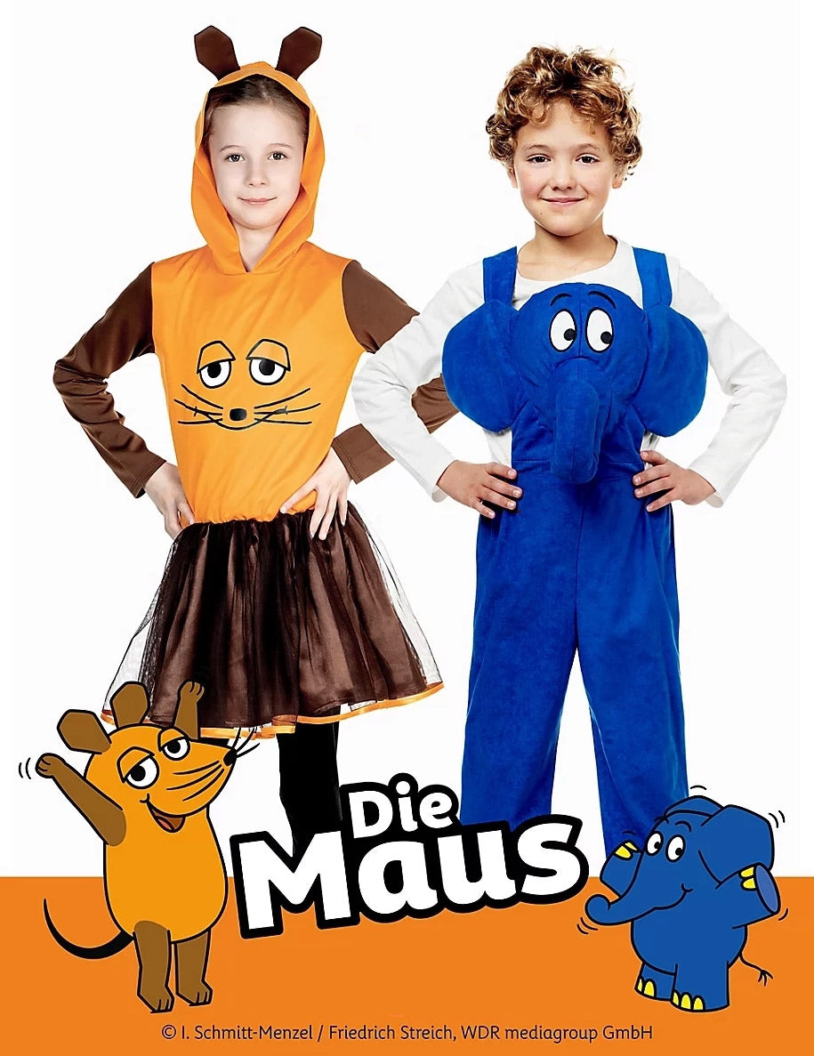 Slon maskoval děti