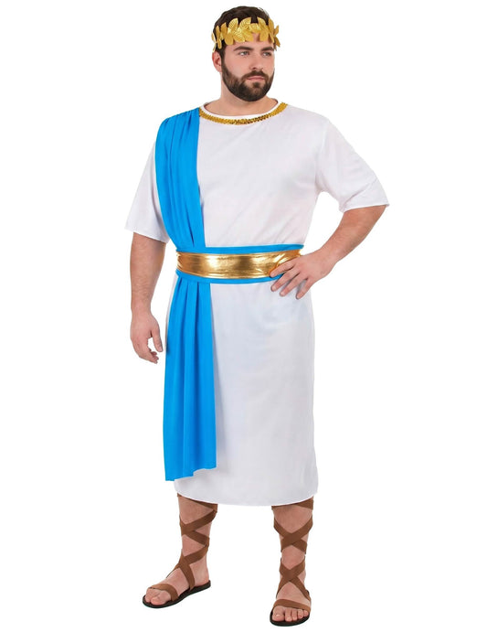 Pánský kostým modrého řeckého císaře