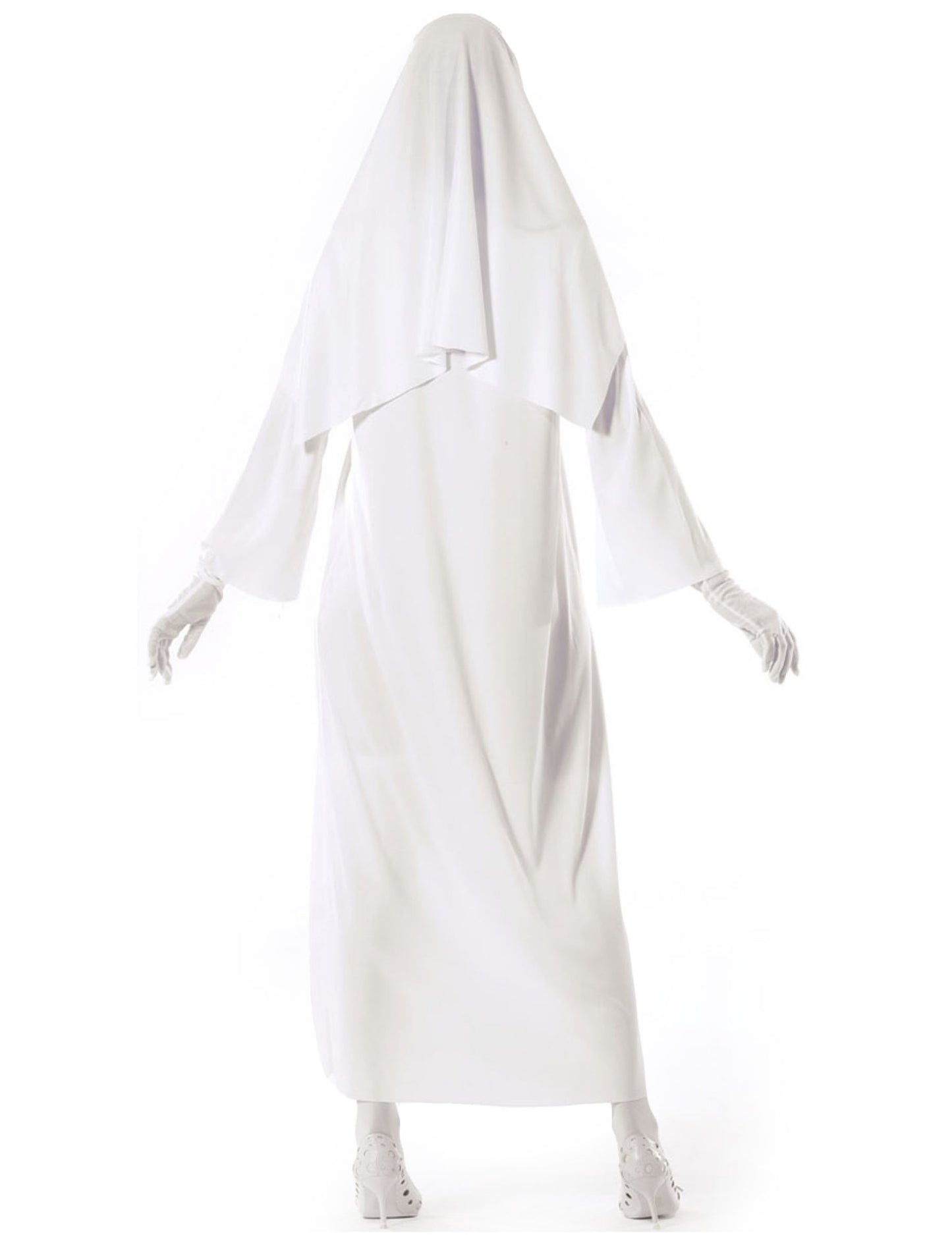 Dámský kostým jeptišky s bílým duchem