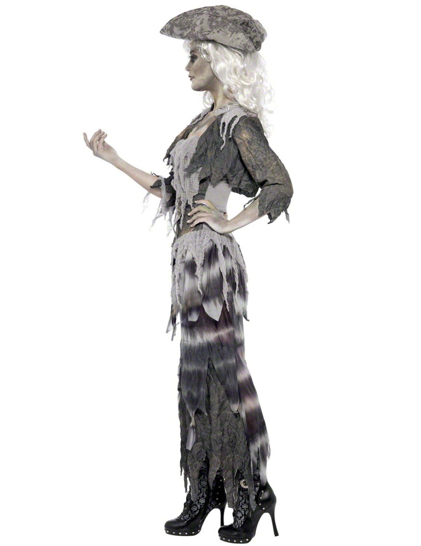 Dámský halloweenský kostým strašidelného pirátského ducha