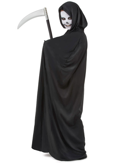 Vue de profil du déguisement faucheur pour enfant