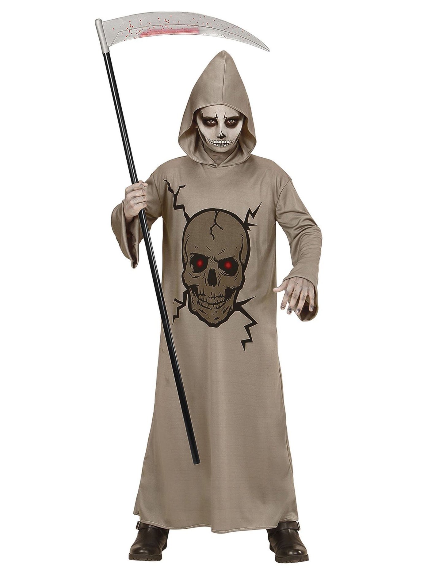 Dětský halloweenský kostým kostlivce a smrtky