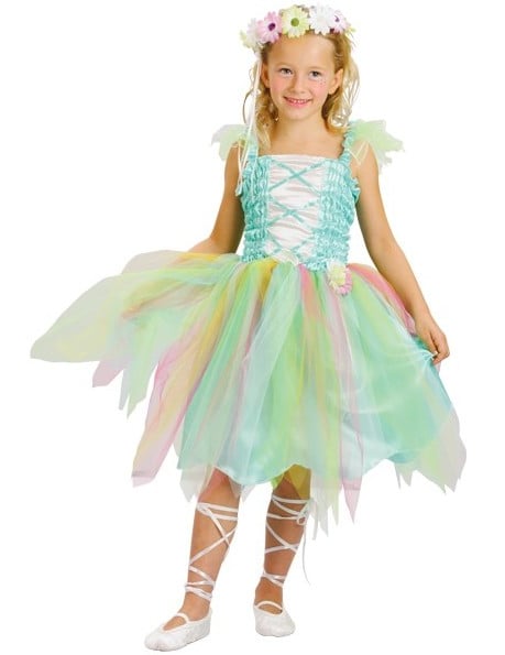 Dívčí kostým vodní zelené víly