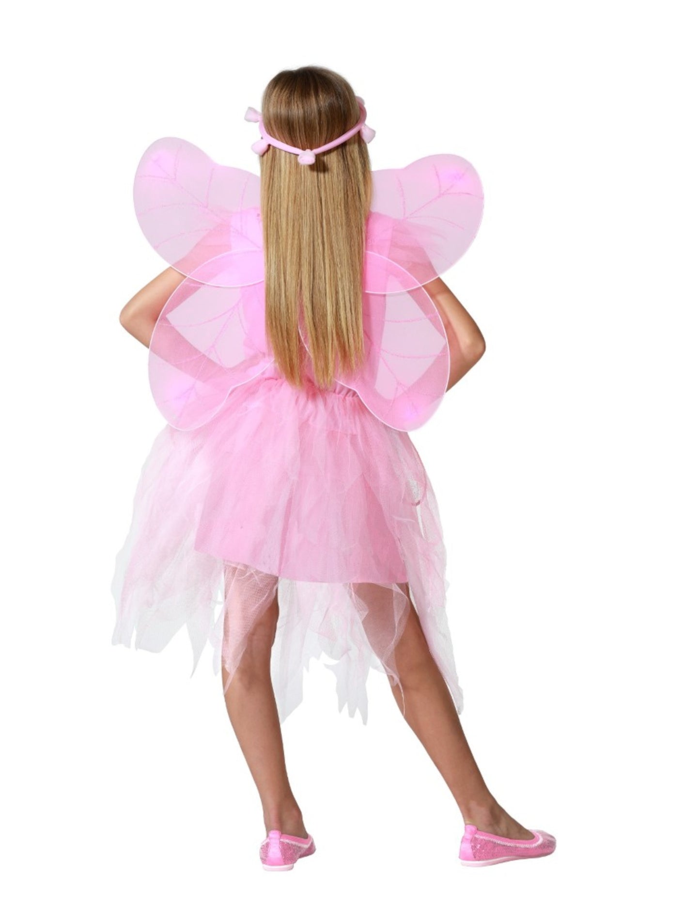 Bledě růžový kostým víly pro dívky