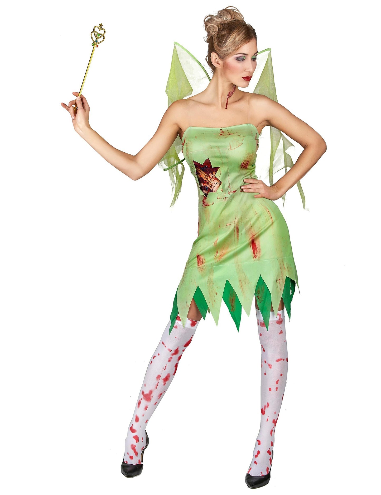 Dámský kostým krvavě zelené víly