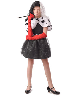 Kostýmy Cruella pro děti