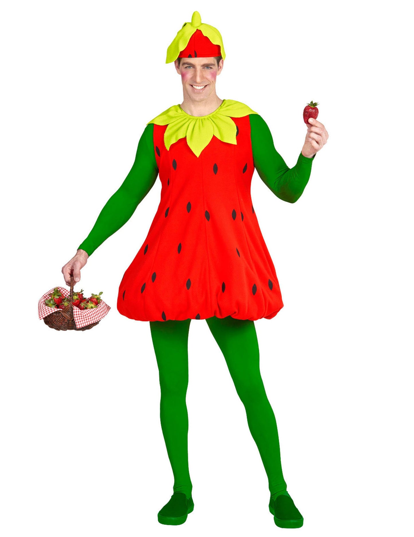 Kostým jahody pro dospělé