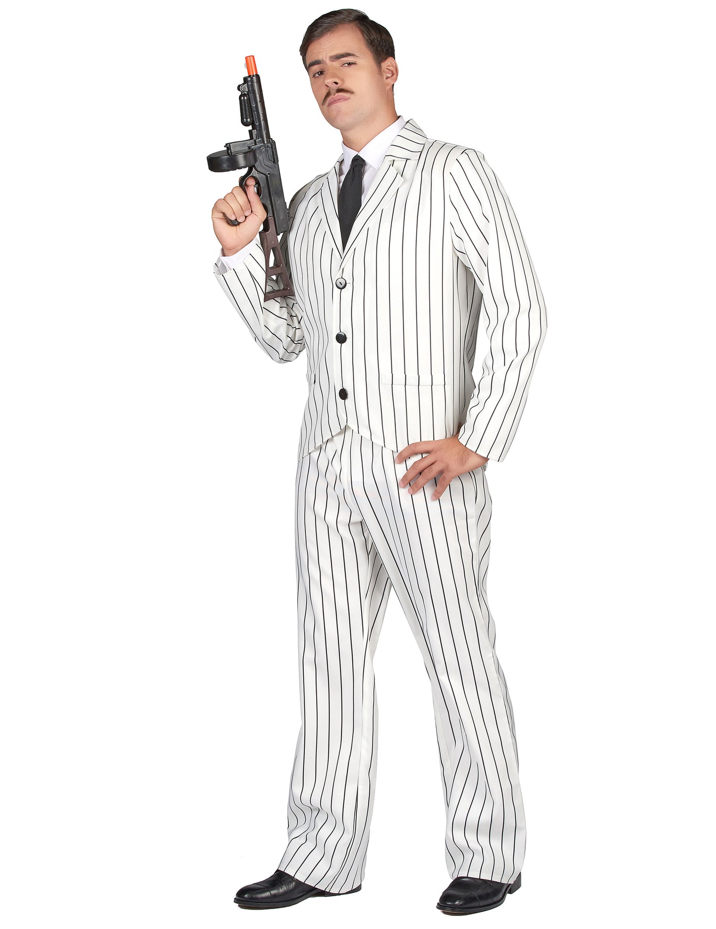 Pánský kostým bílého gangstera