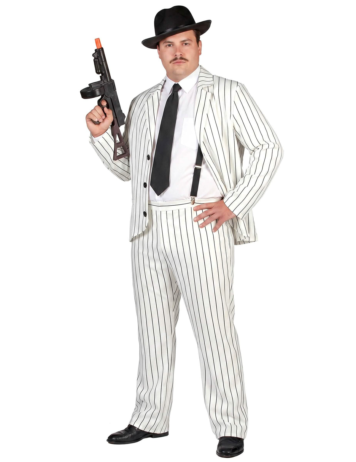 Pánský kostým bílého gangstera