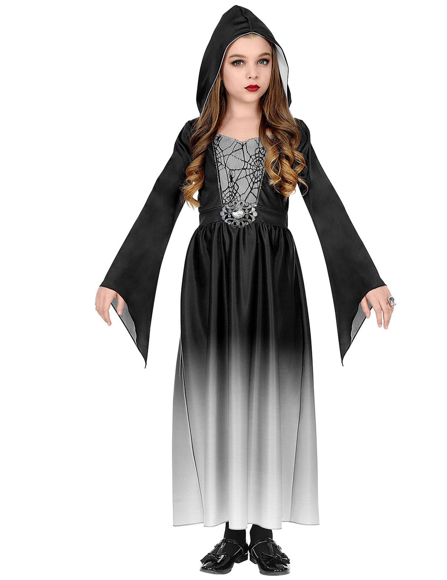 Kostým bílé dívky-upírky