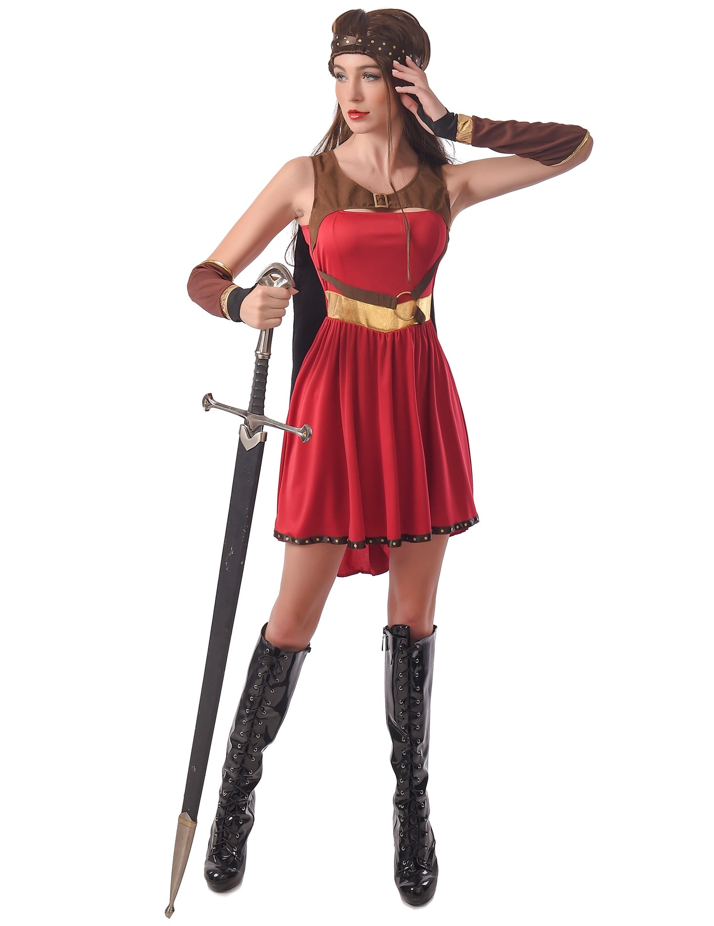 Dámský kostým středověké bojovnice