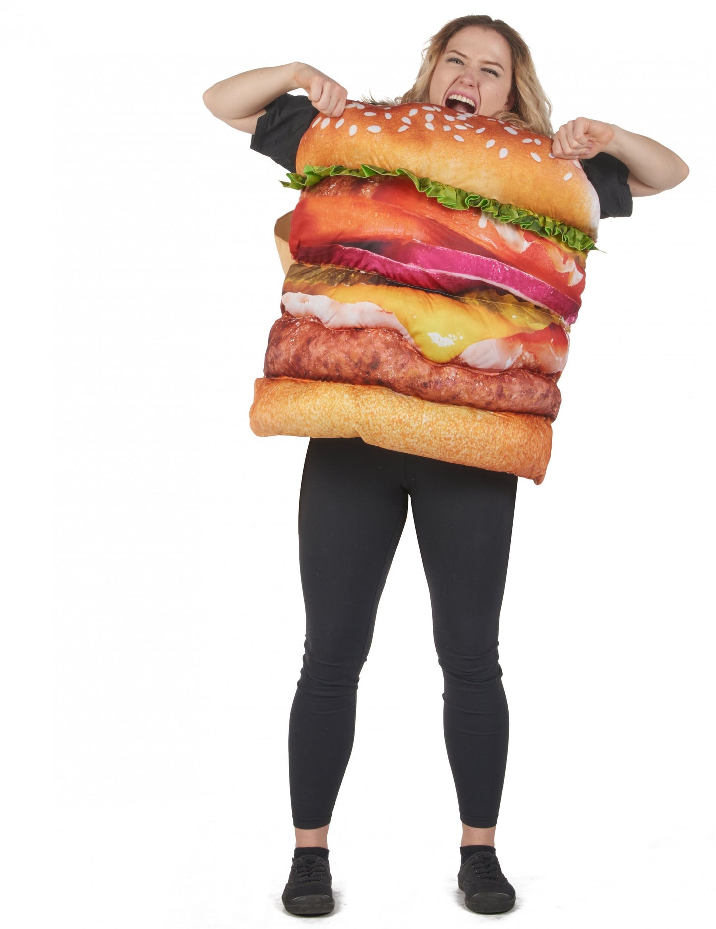 Kostým pro dospělé realistický hamburger