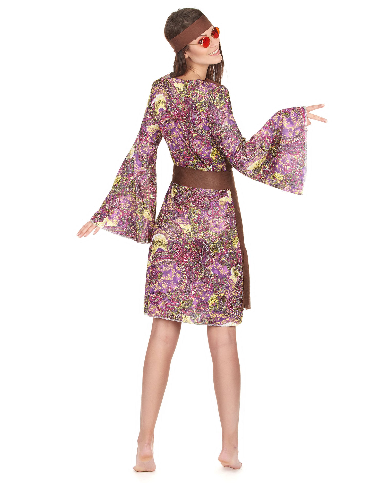 Dámský hippie kostým s paisley vzorem