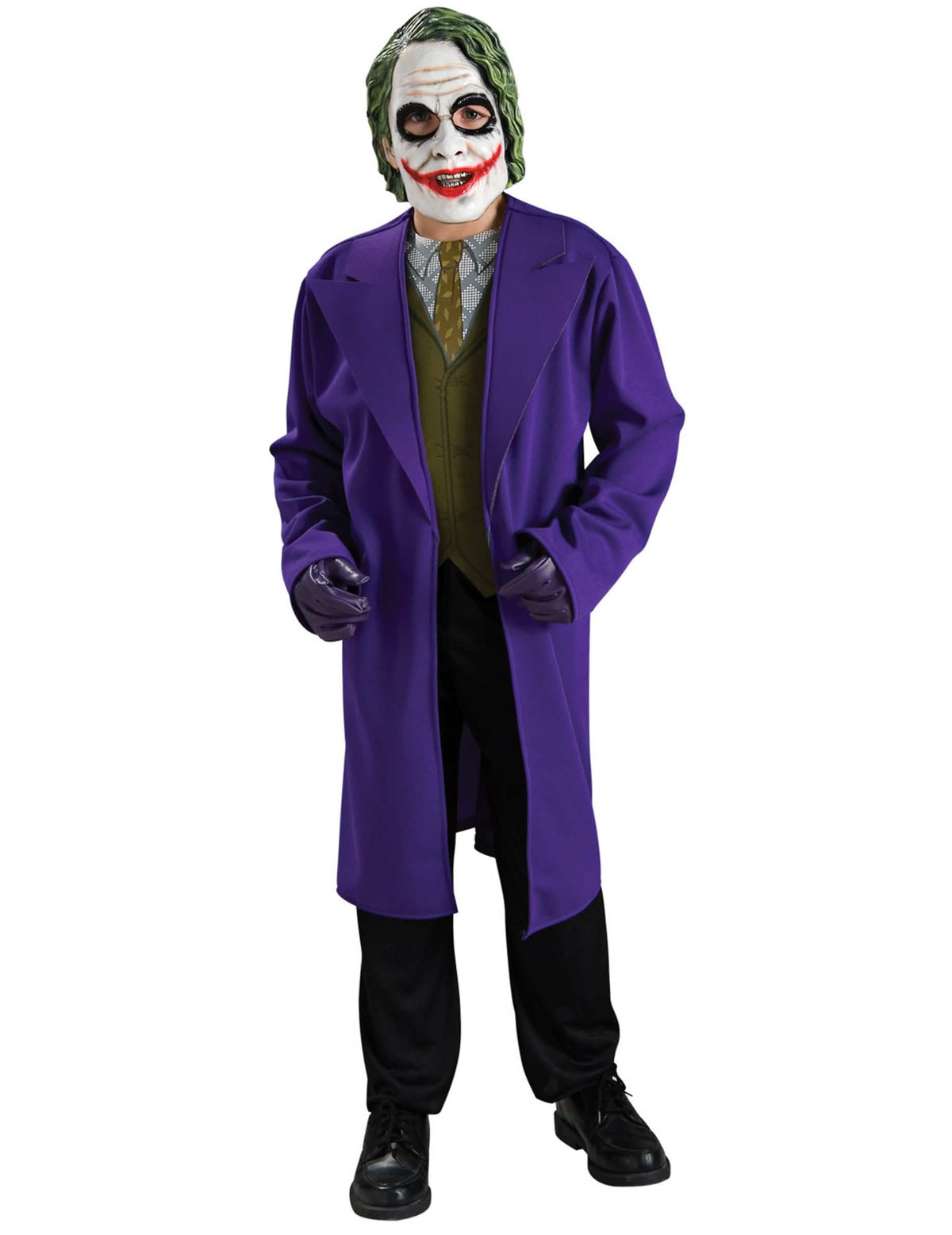 Kostým Joker™ pro chlapec fialová s maskou a rukavice