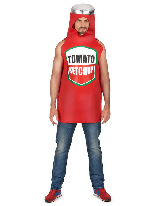 Párový kostým hranolky a kečup pro dospělé