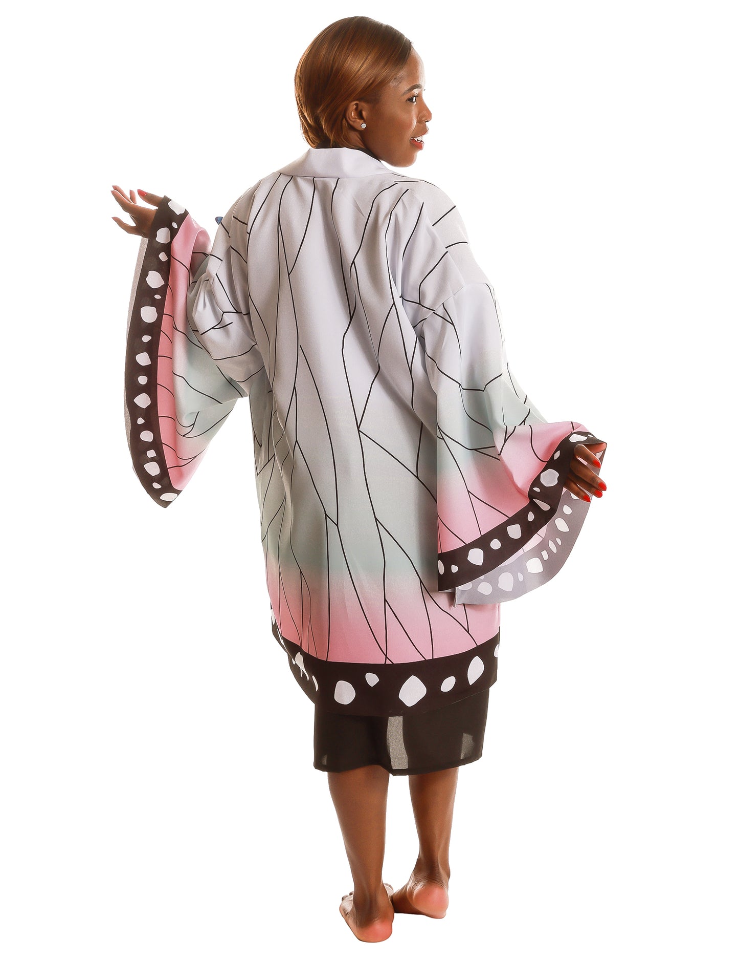 Kimonový kostým pro dospělé s motýlím vzorem