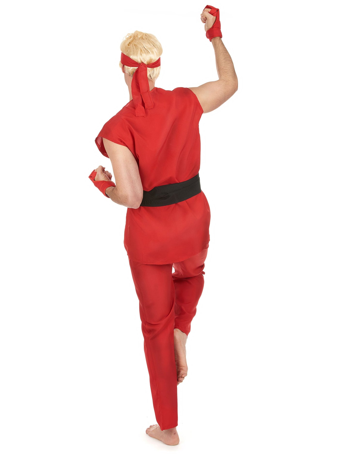 Vue de dos du déguisement kung fu pour homme