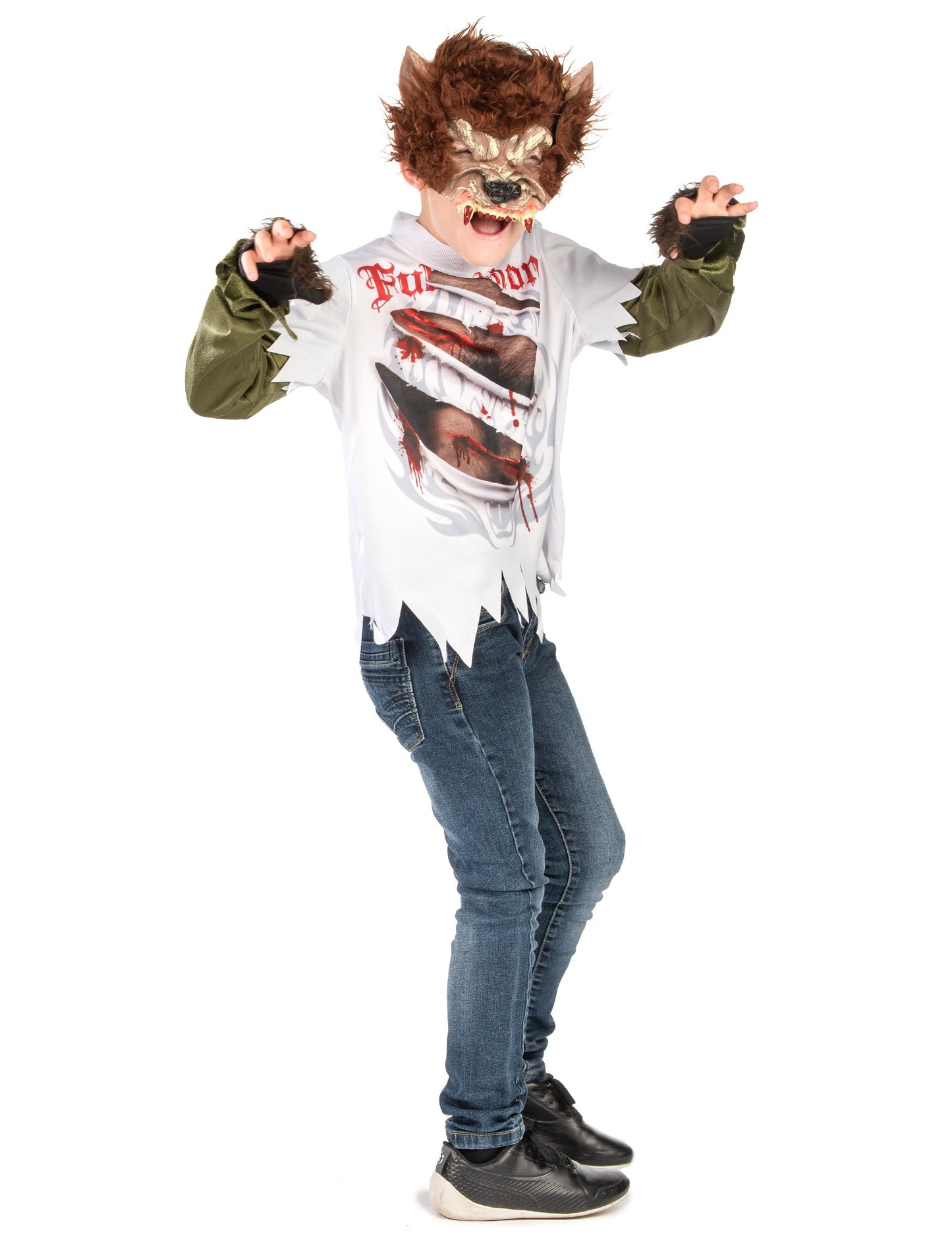 Luxusní kostým vlkodlaka pro děti