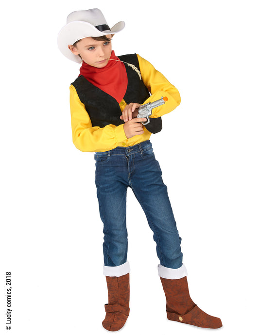 Pohled zepředu na kostým Lucky Luke™ pro dítě