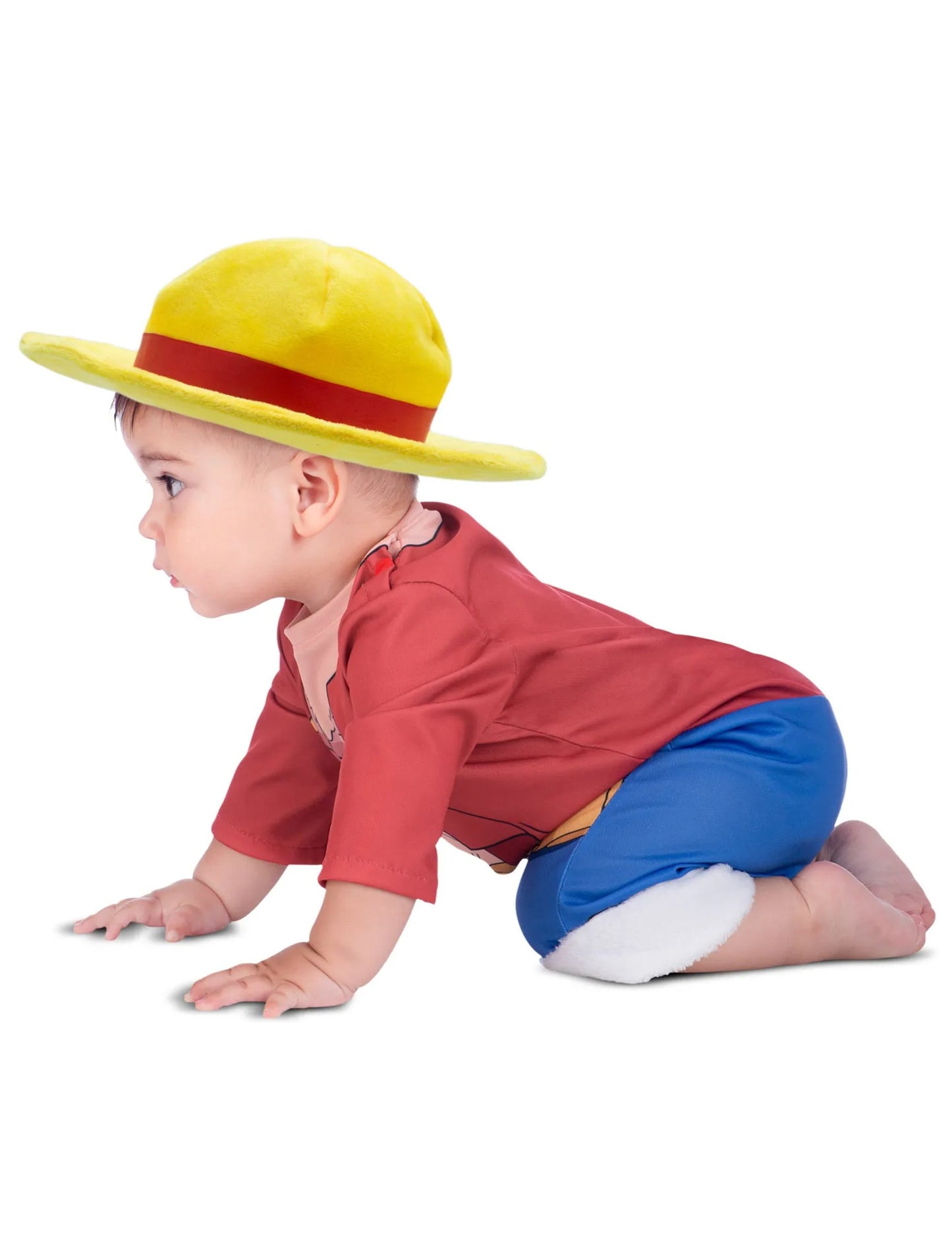 Kostým Luffy z jednoho kusu pro miminka