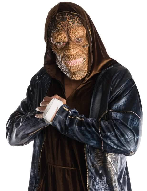 Detail na masku luxusního kostýmu Killer Croc Suicide squad™