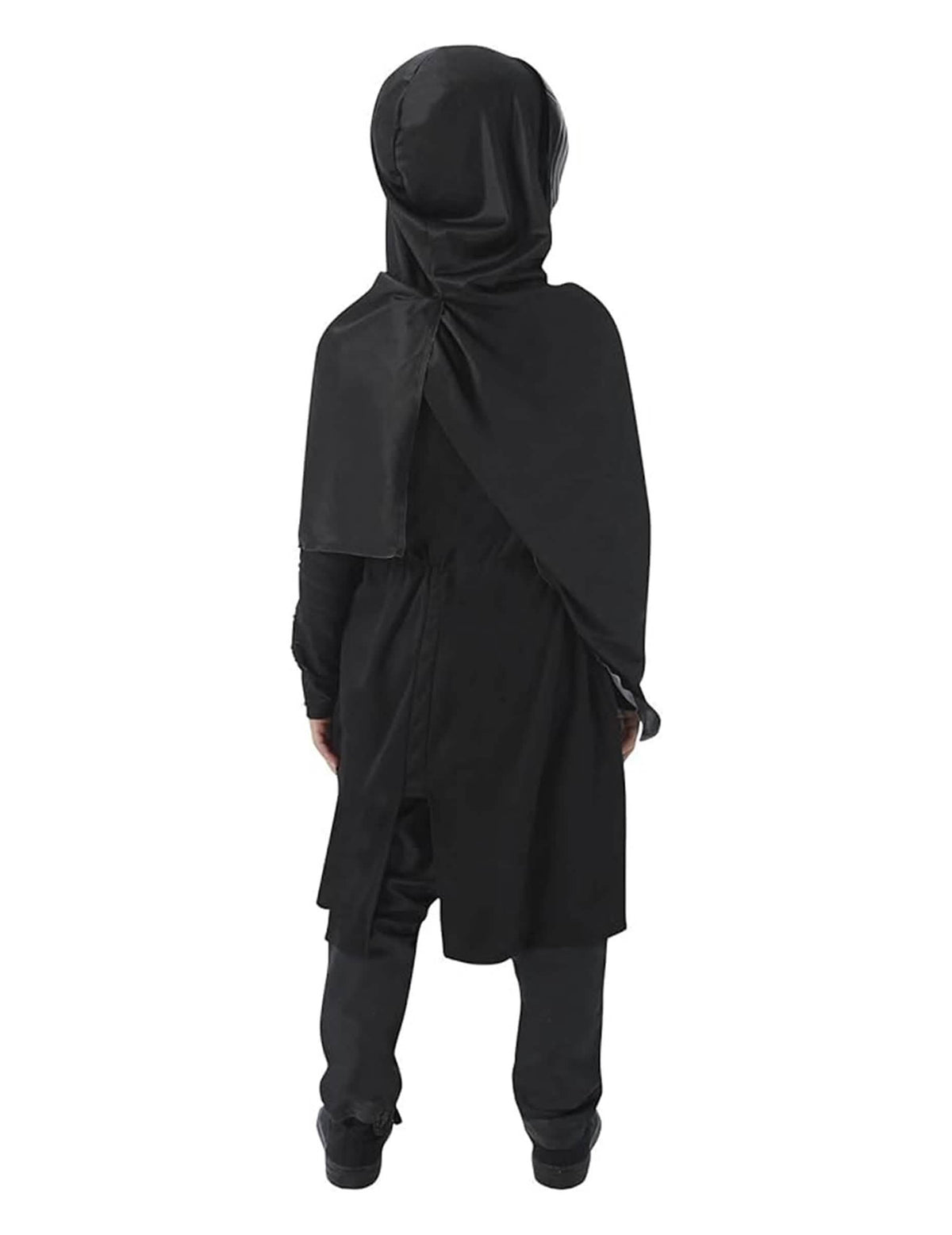 Luxusní kostým Kylo Ren Star Wars VII pro dítě černá s maskou a kapucovou pláštěnkou