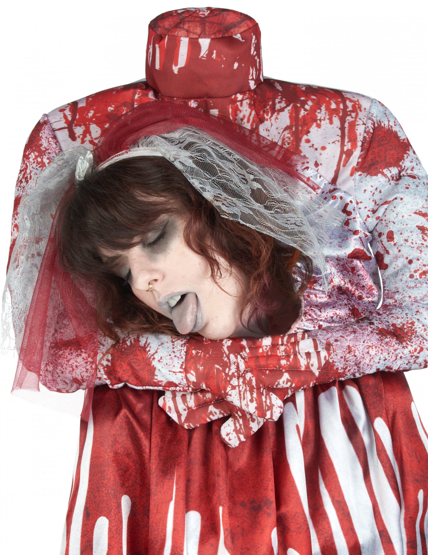 Dámský kostým nevěsty bez hlavy