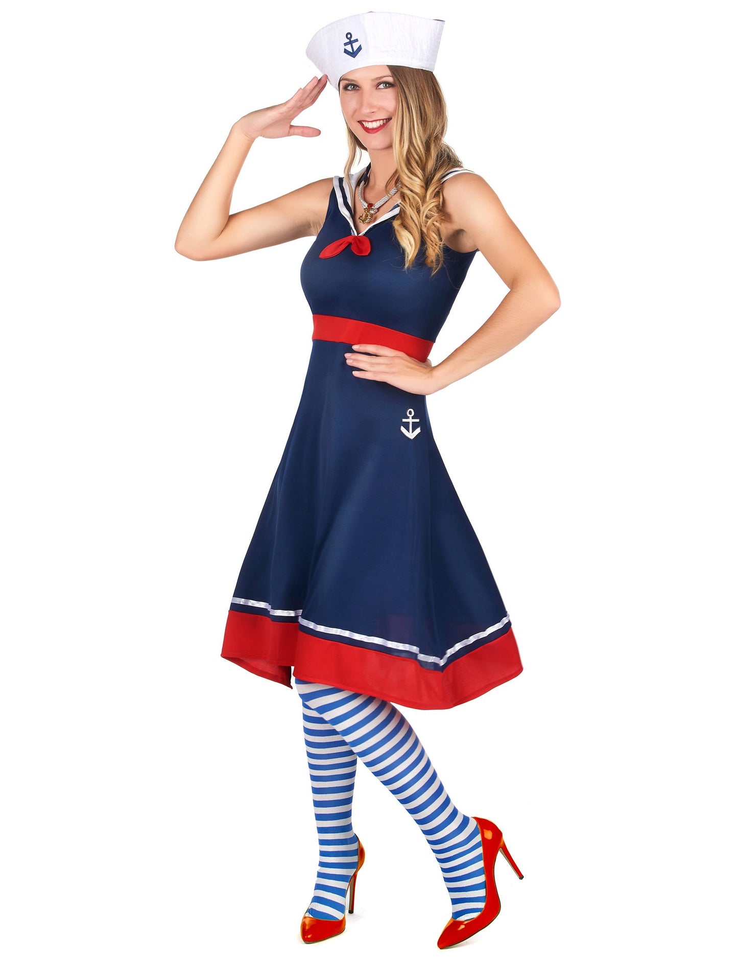 Dámský retro kostým námořnice