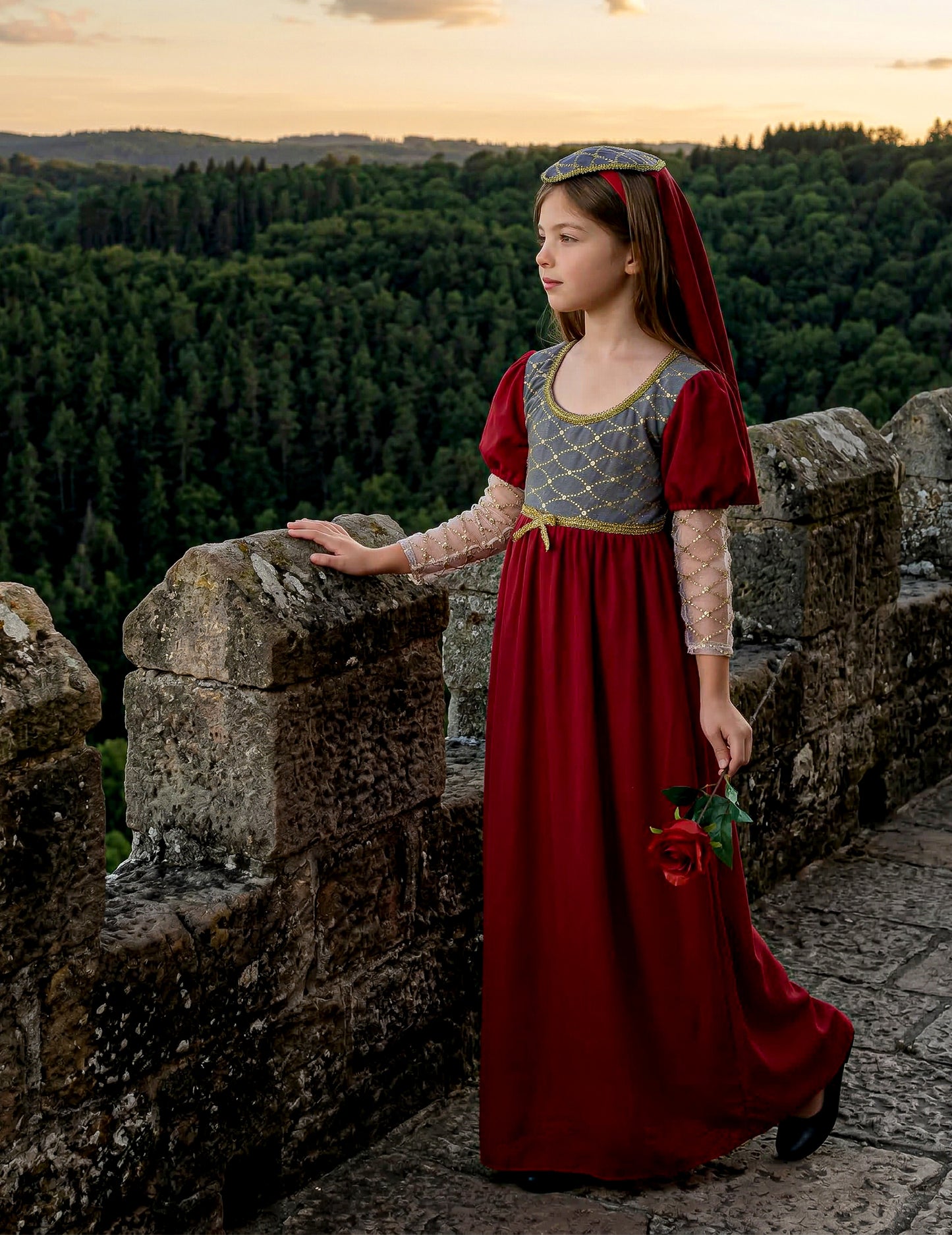 Mittelalter Kostüm für Mädchen