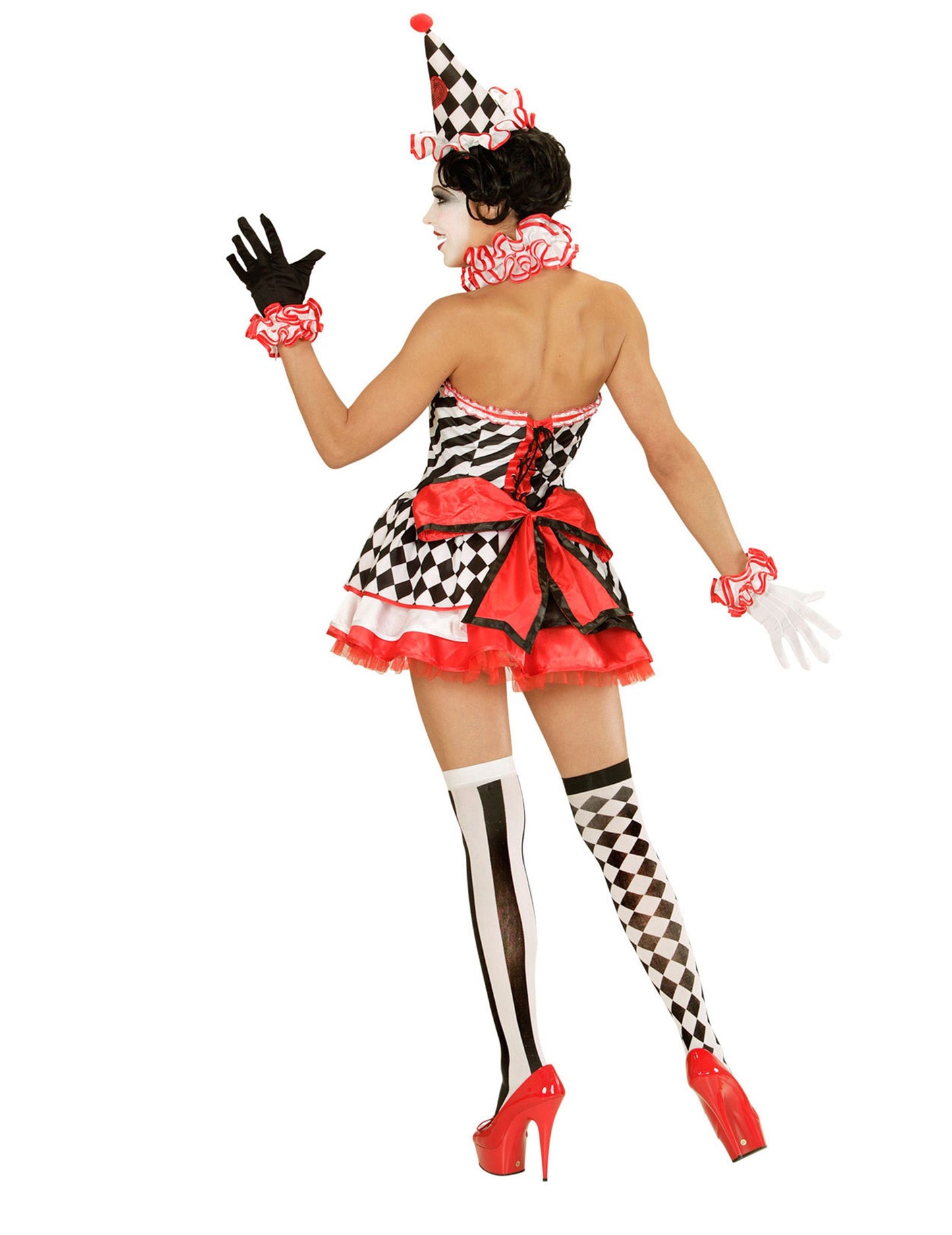 Dámský kostým mima s krátkou spodničkou