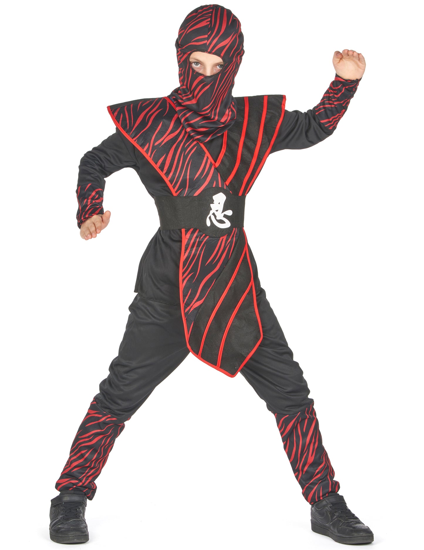 Chlapecký kostým červeného nindžu