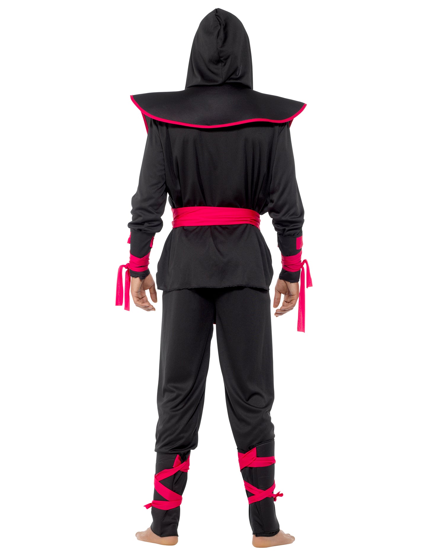Vue de dos du déguisement ninja pour homme
