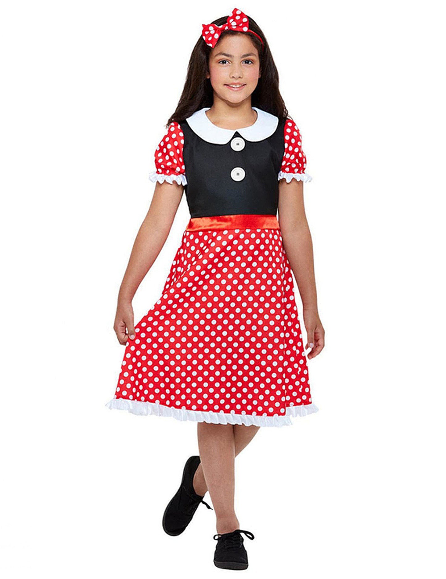 Dívčí kostým malé červené myšky