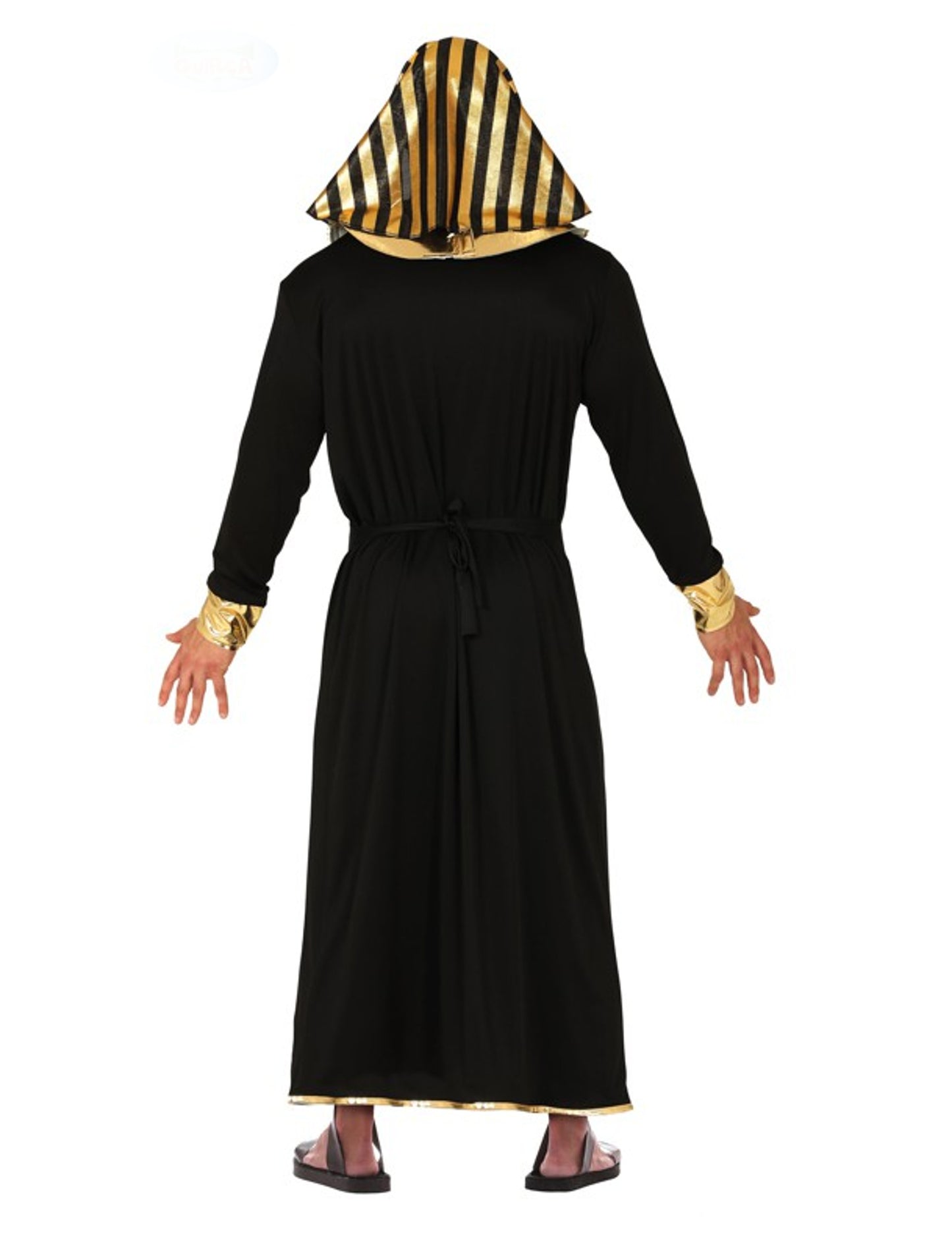 Vue de dos du déguisement de pharaon pour homme