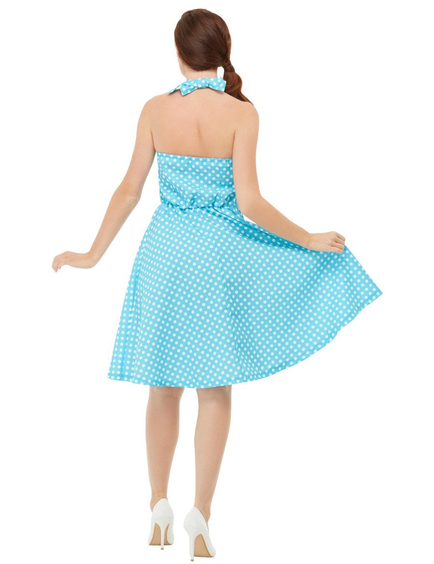 Dámský retro modrý pin-up kostým