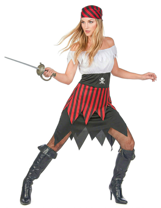 Déguisement pirate dentelé femme