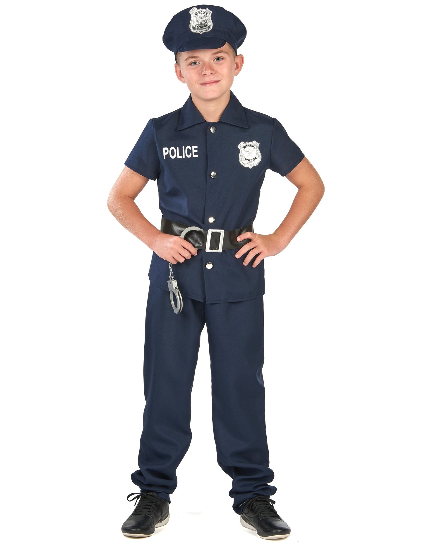 Dětský kostým policisty s krátkým rukávem