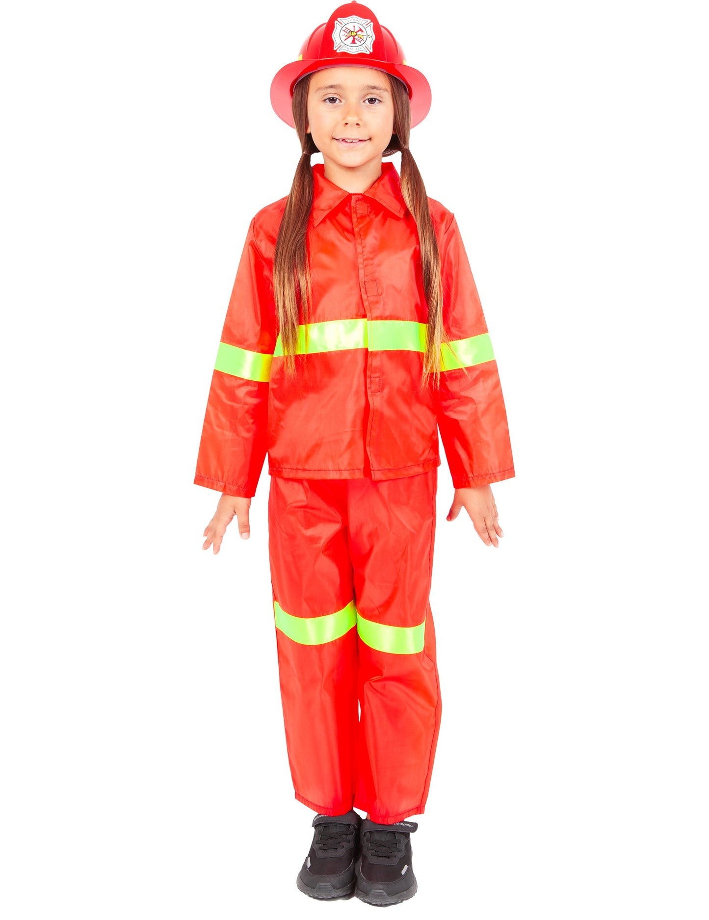 Základní červený hasičský kostým pro děti