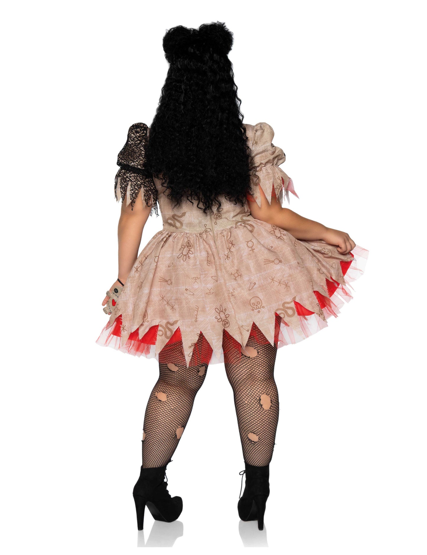 Velký kostým voodoo panenky pro ženy