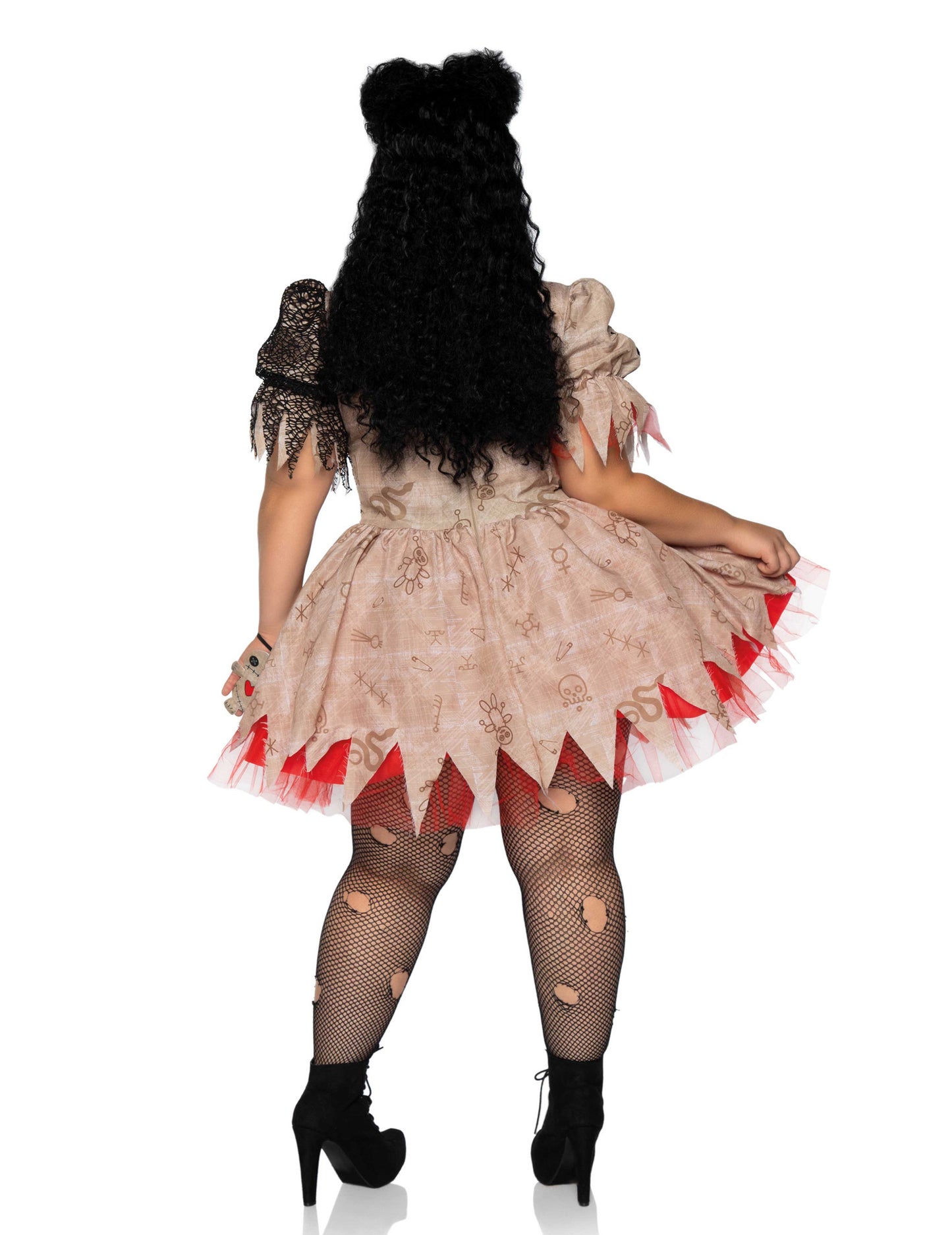 Velký kostým voodoo panenky pro ženy