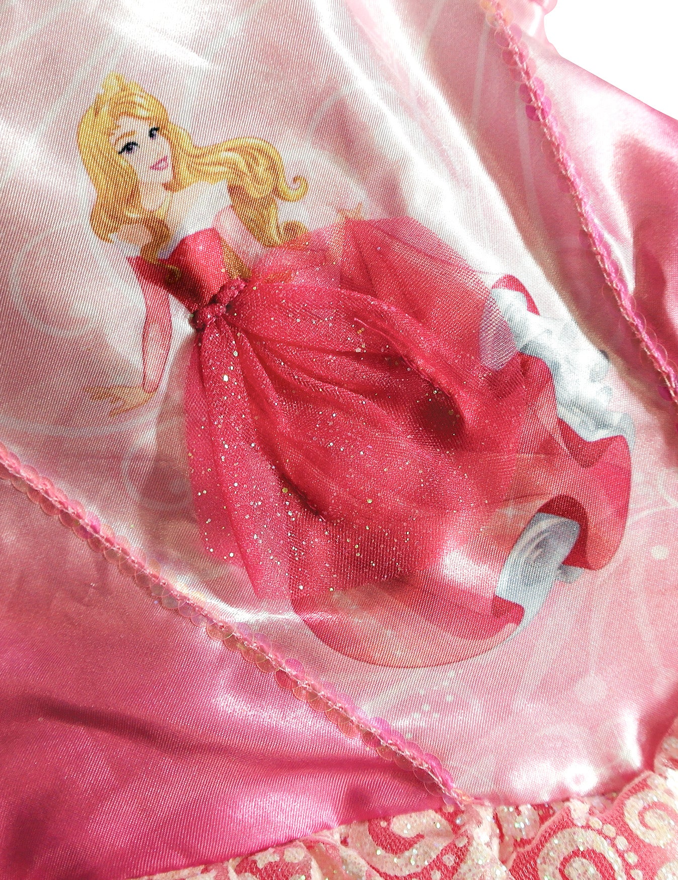 Dívčí kostým princezny Aurory - balerína v růžové barvě