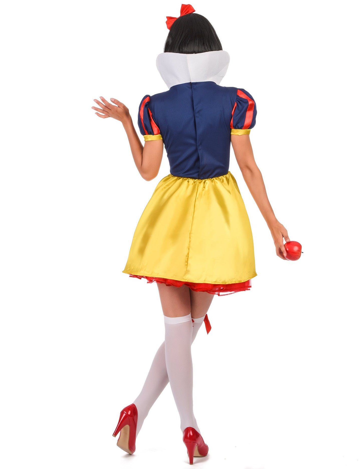 Vue de dos du déguisement Princesse des 7 Nains pour femme