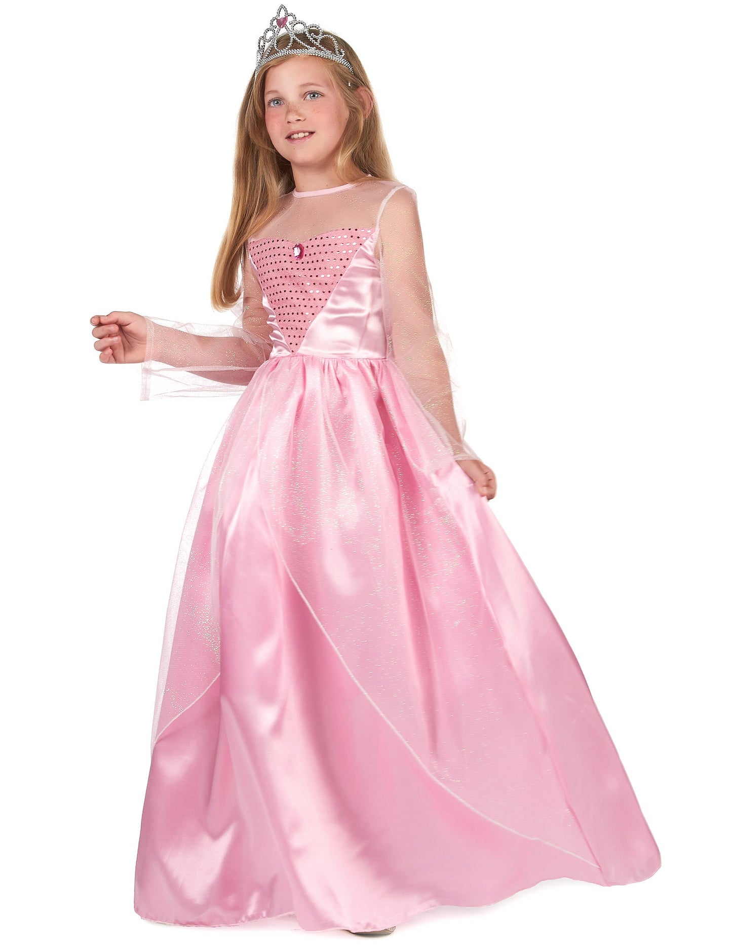 Dívčí kostým růžové princezny